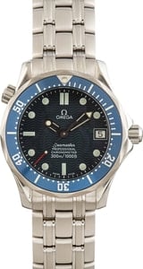 Omega Seamaster Diver 300M Blue Dial Stainless Steel