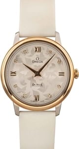 Ladies Omega De Ville Prestige Butterfly Diamond Dial