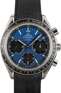 Pre-owned Omega Speedmaster Racing Blue Dial