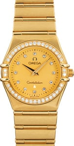 Lady Omega Constellation Diamond Bezel