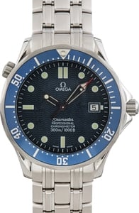 Pre-owned Omega Seamaster Stainless Steel James Bond