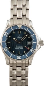 Pre-owned Omega Seamaster Blue Dial