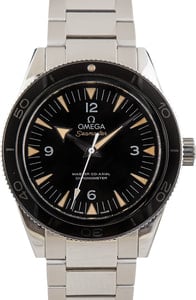 Preowned Omega Seamaster 300 Master Co-Axial Black Dial