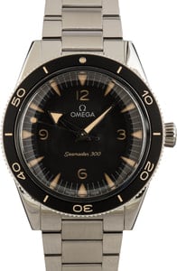 Pre-owned Omega Seamaster 300 Stainless Steel