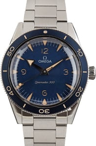 Omega Seamaster 300 Blue Arabic Dial