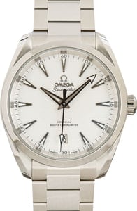 Pre-owned Omega Seamaster Aqua Terra Steel on Steel