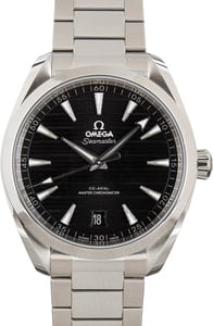 Preowned Omega Seamaster Aqua Terra 150M Black