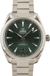 Omega Seamaster Aqua Terra 150M Green Teak Dial