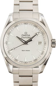 Omega Seamaster Aqua Terra 150M Silver Teak