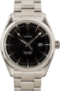 Mens Omega Seamaster Black Dial