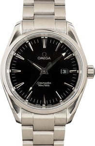 Used Omega Seamaster Black Dial Stainless Steel