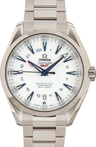 Pre-owned Omega Seamaster Aqua Terra 150M Watch GoodPlanet GMT