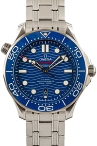 Omega Seamaster Diver 300M Stainless Steel Blue Dial