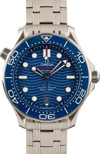 Used Omega Seamaster Diver 300M Blue Dial