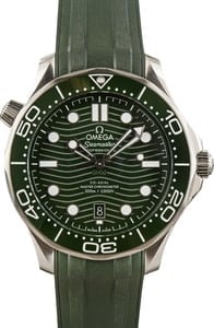 Omega Seamaster Diver 300M Green Wave Dial