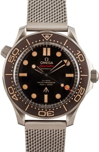 Pre-owned Omega Seamaster 007 Edition Titanium