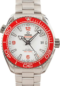 Pre-owned Omega Seamaster Planet Ocean 600M Orange Bezel