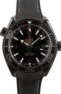 Pre-Owned Omega Seamaster Planet Ocean Black Dial