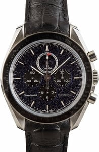 Omega Speedmaster Moonphase Stainless Steel on Leather Strap