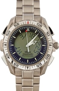 Pre-owned Omega Speedmaster Titanium Digital Dial