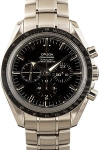 Preowned Omega Speedmaster Broad Arrow Black Dial