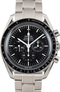 Mens Omega Speedmaster Moonwatch Professional Black Dial