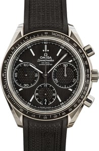 Omega Speedmaster Racing Steel on Rubber Strap