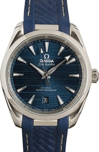 Omega Seamaster Aqua Terra Blue Rubber Strap