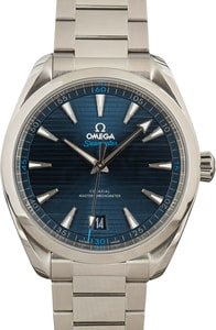 Pre-Owned Omega Seamaster Blue Teak Dial