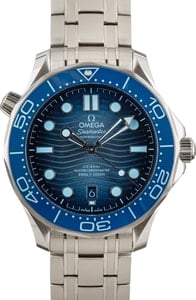 Omega Seamaster Diver Blue Wave Dial
