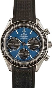 Pre-owned Omega Speedmaster Racing Blue Dial