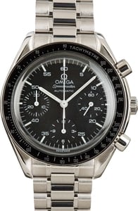 Omega Speedmaster Reduced Automatic Steel Chronograph Black Dial