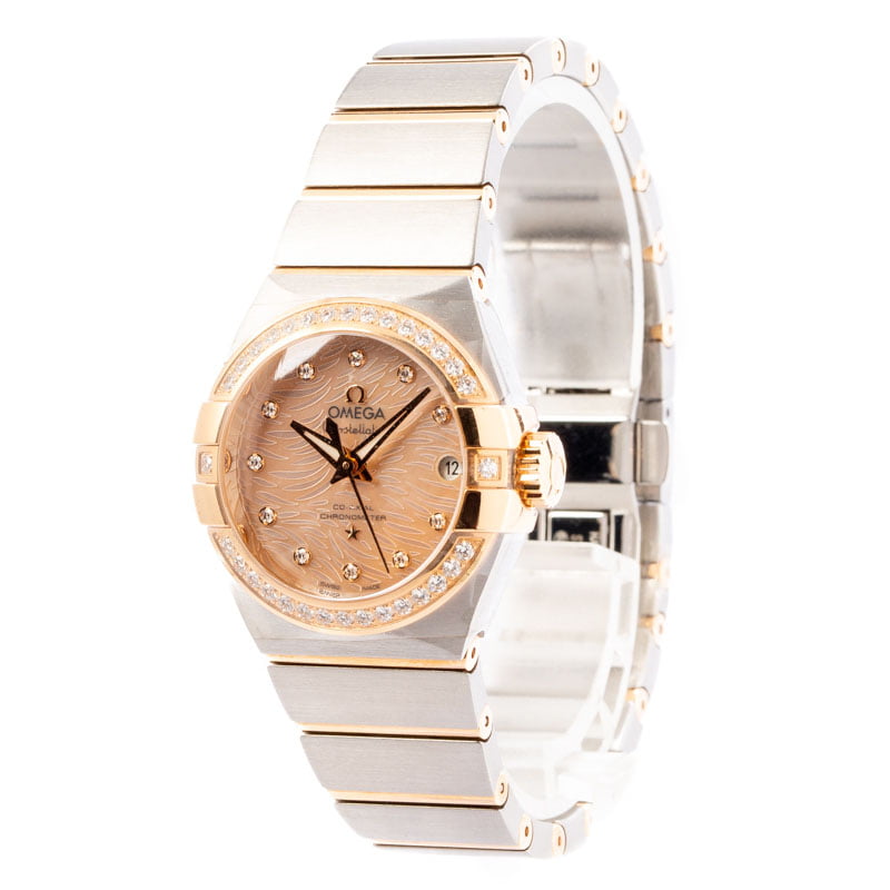 Ladies Omega Constellation Diamond Bezel