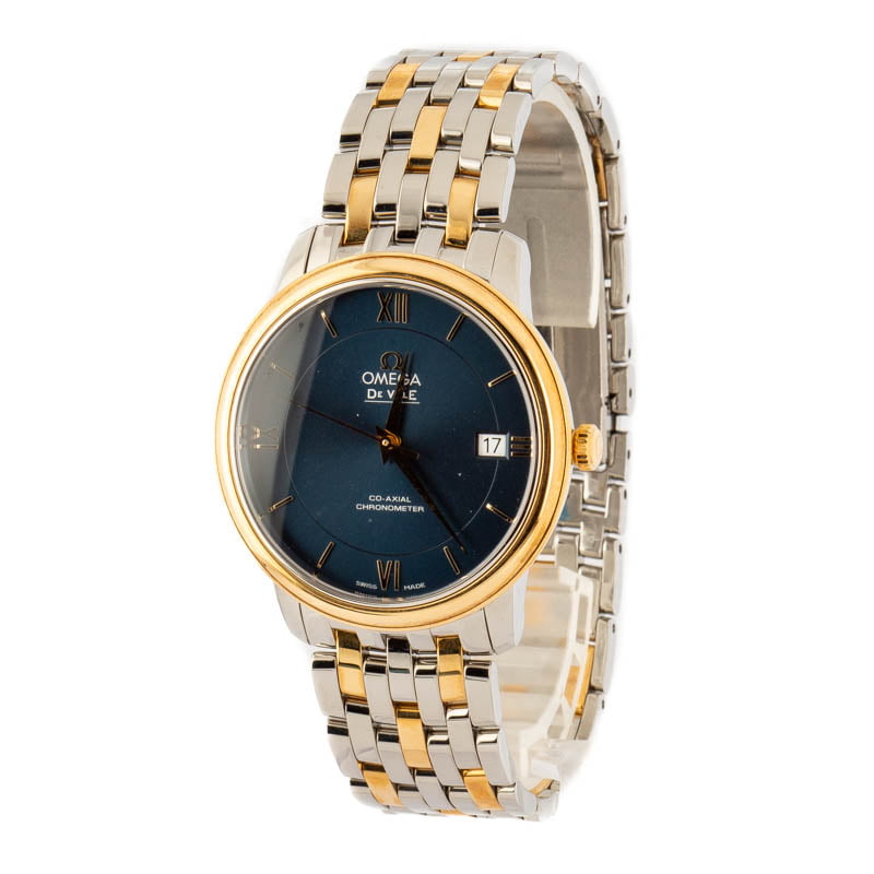 Ladies Omega De Ville Prestige Blue Dial