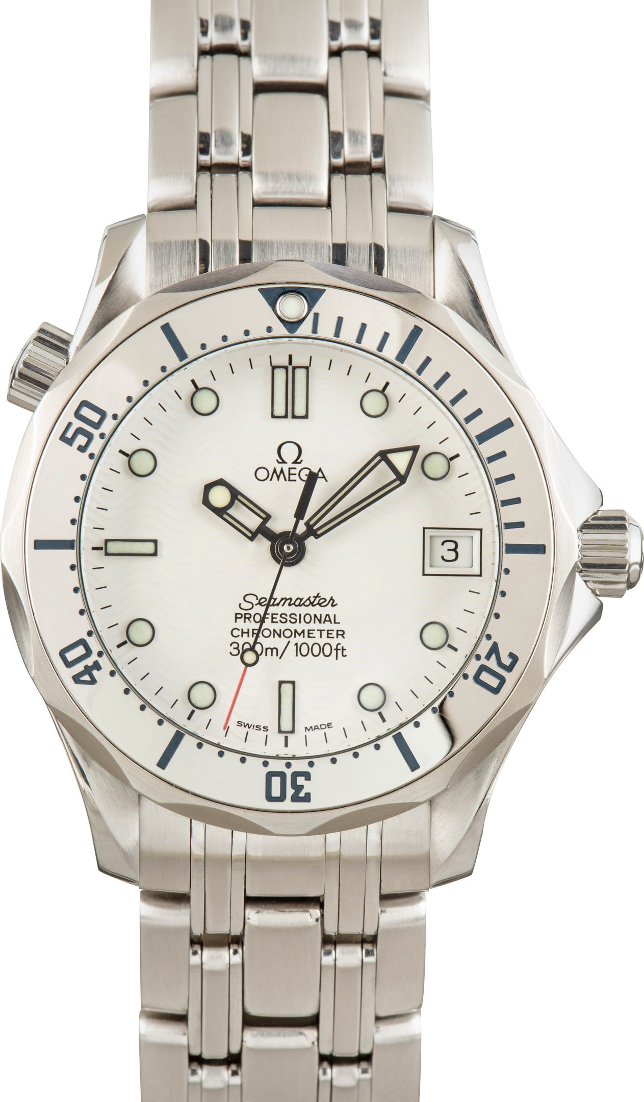 Omega seamaster professional 300m white dial hotsell