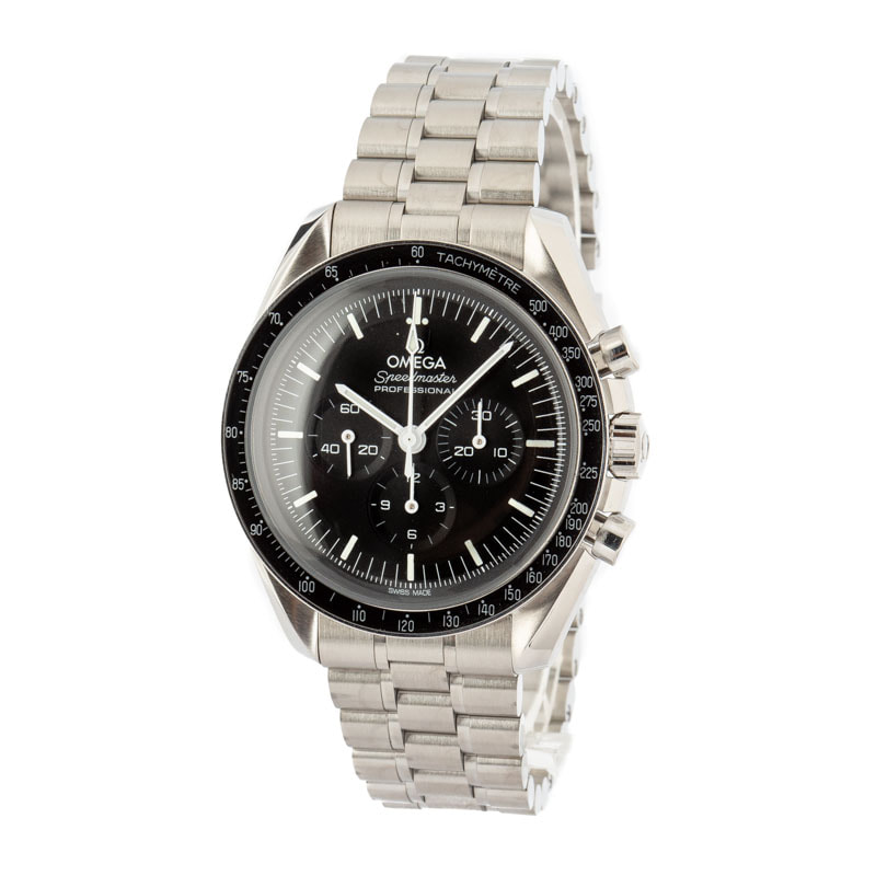 Omega Speedmaster Stainless Steel Black Dial