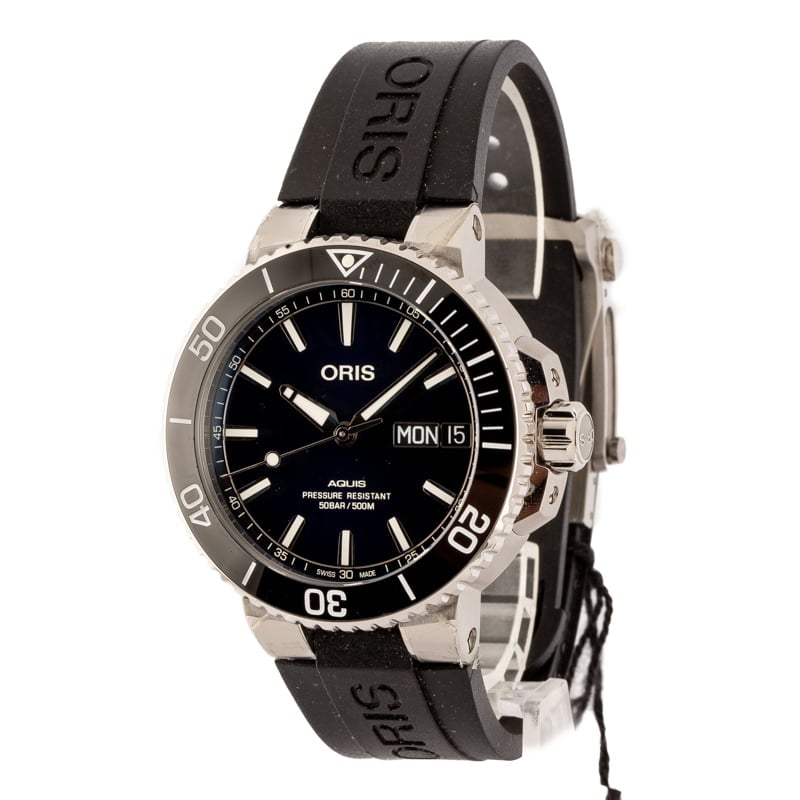 Buy Oris Aquis 01 752 7733 4135 07 4 24 64EB Bob s Watches Sku