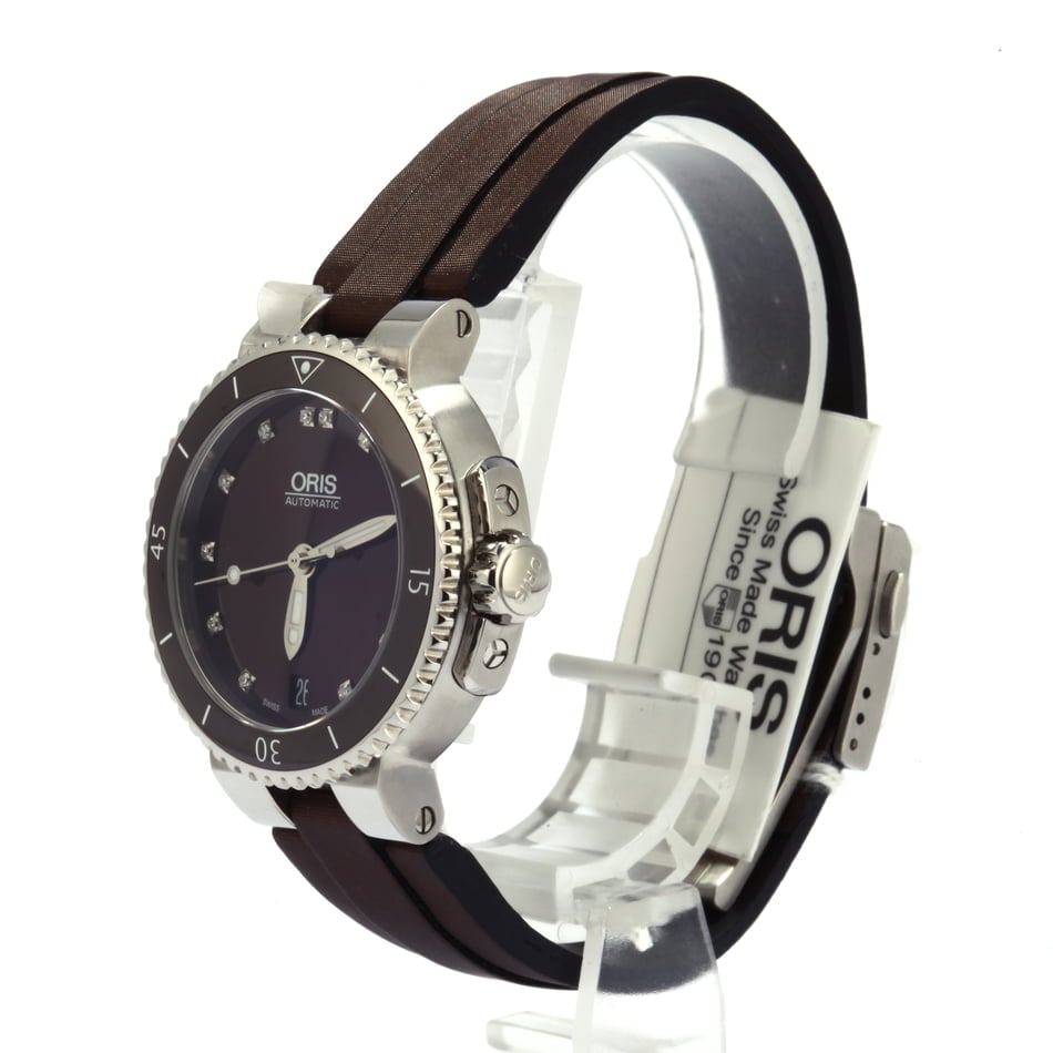 Buy Like New Oris Aquis 01 733 7652 4192 07 5 18 12FC Bob s