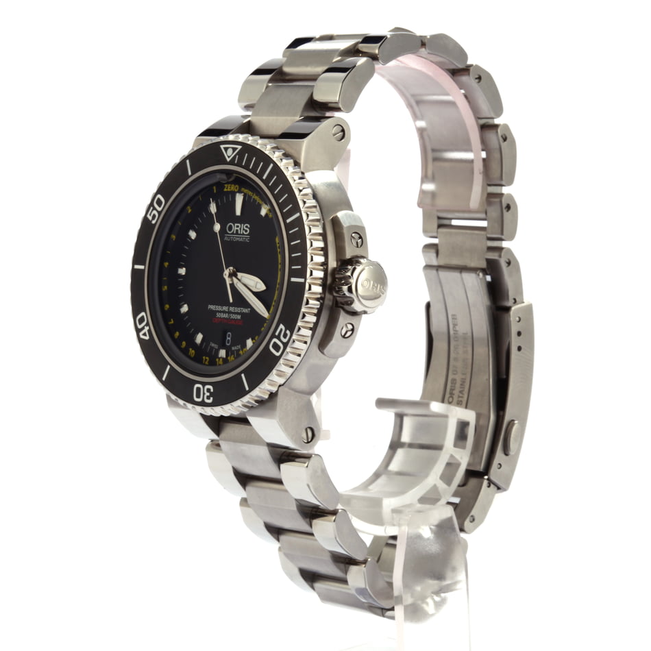 Buy Oris Aquis 01 733 7755 4154 Set MB Bob s Watches Sku 144465