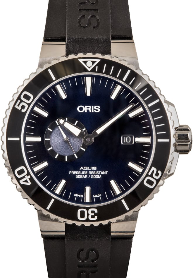 Buy Oris Aquis 01 743 7733 4135 07 4 24 64EB Bob s Watches Sku