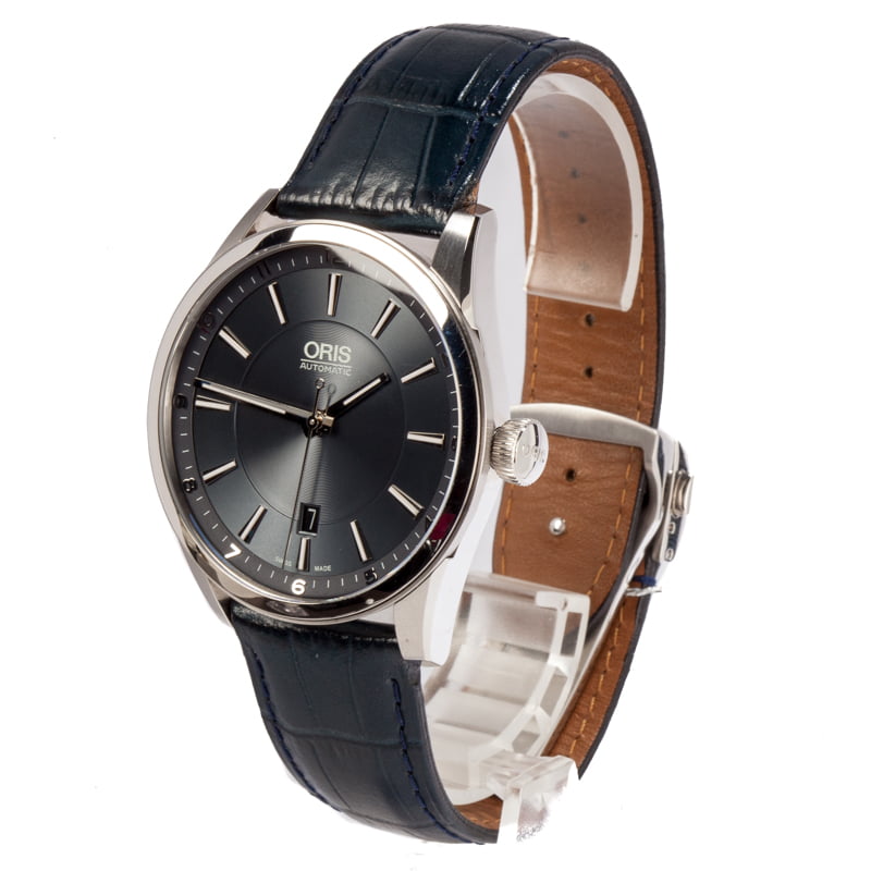 Oris Artix Date Leather Strap