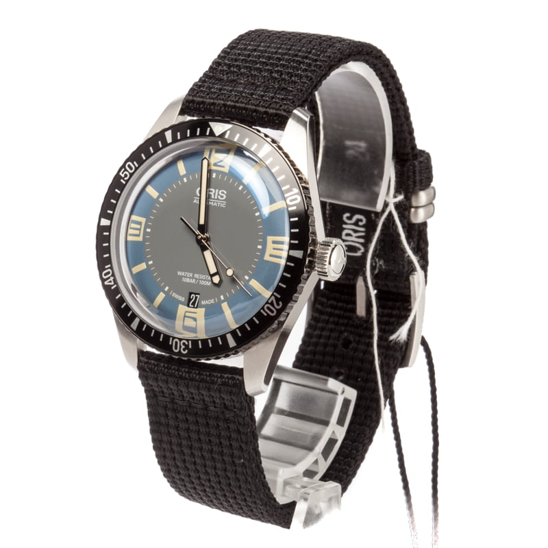 Oris Diver 65 Black Textile Strap