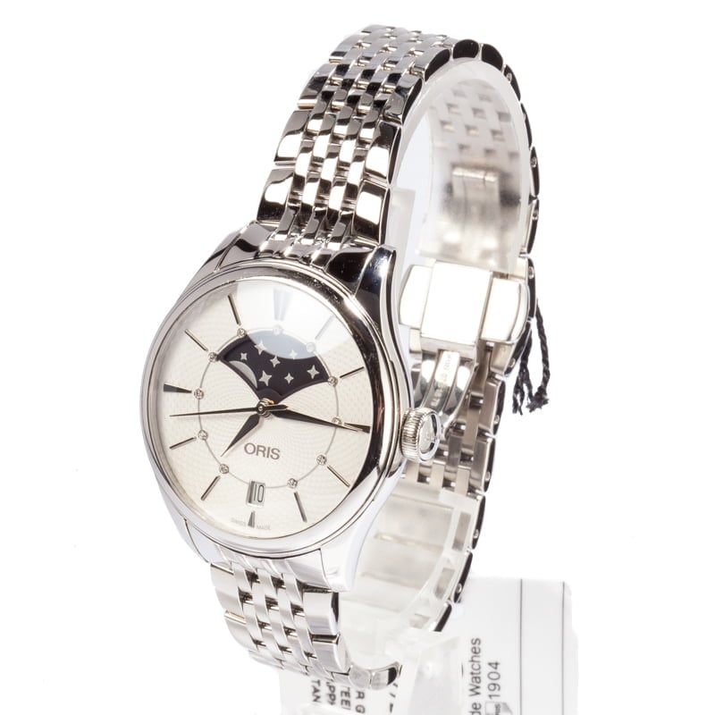 Oris Artelier Grande Lune, Date Stainless Steel