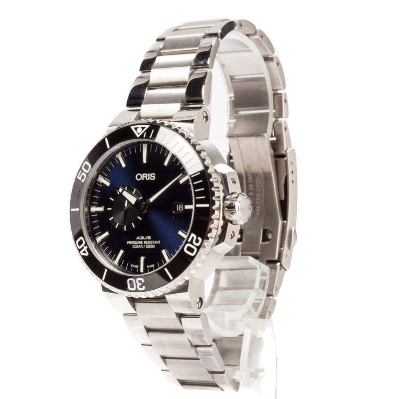 Buy Used Oris Aquis 01 743 7733 4135 07 8 24 05PEB Bob s Watches