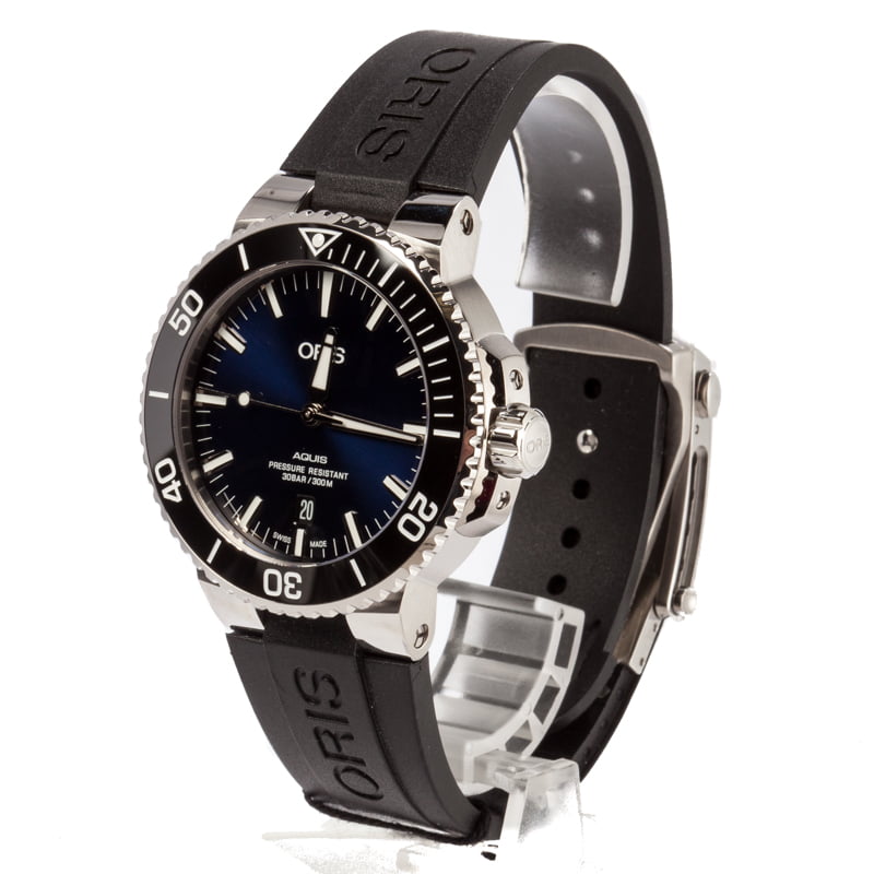 Oris Aquis Black Rubber Strap