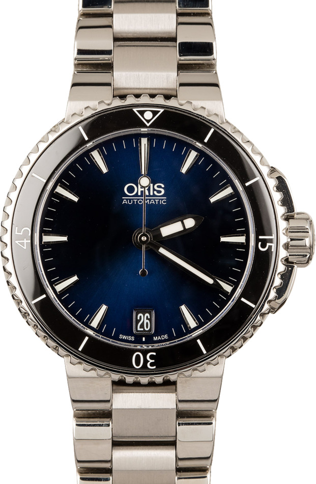 Buy Oris Aquis 01 733 7652 4135 07 8 18 01P Bob s Watches Sku