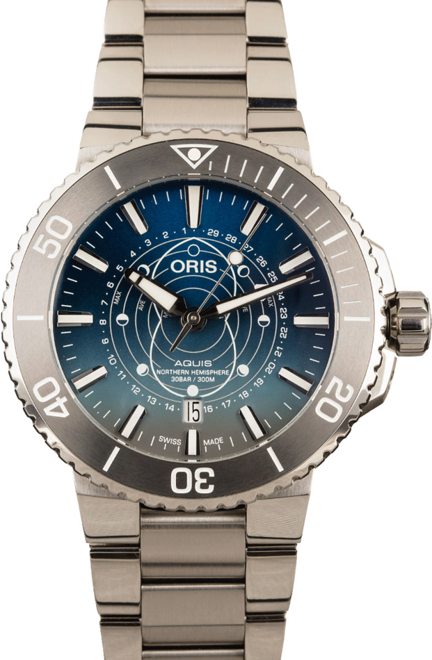 Buy Oris Aquis 01 761 7765 4185 Set Bob s Watches Sku 01 761