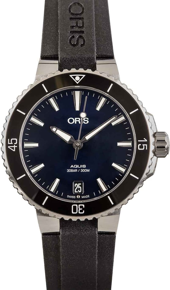 Buy Oris Aquis 01 733 7731 4135 07 4 18 64FC Bob s Watches Sku