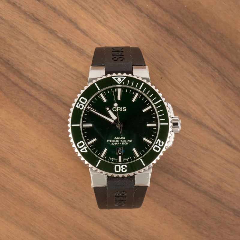 Oris Aquis Date Green Dial & Bezel