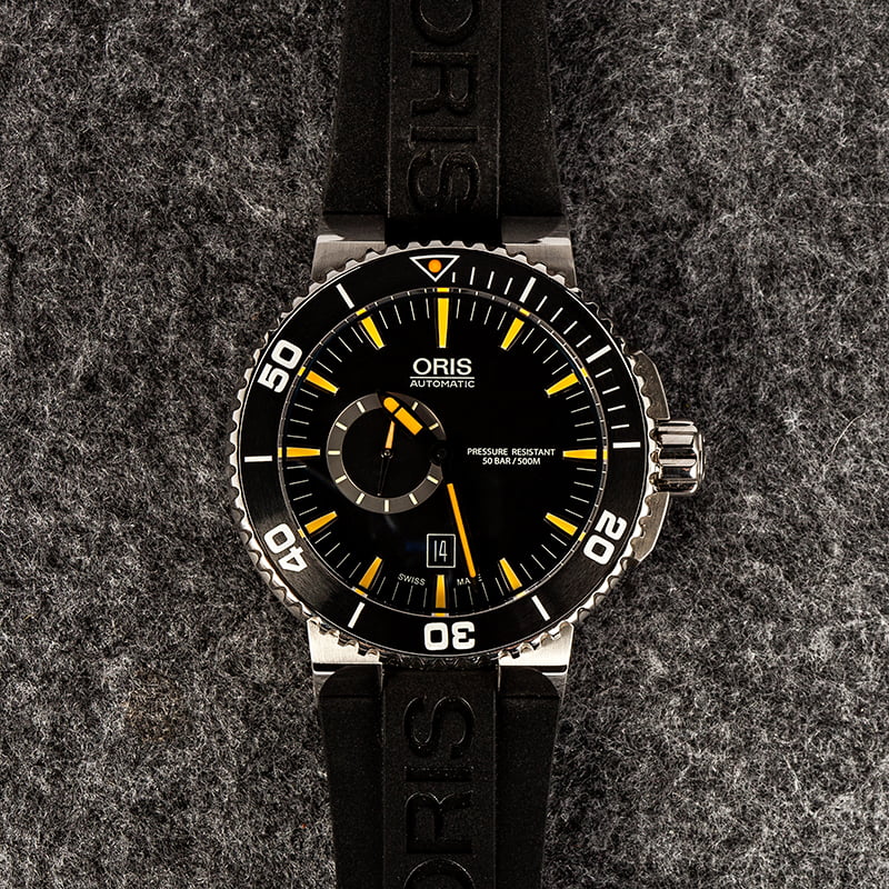 Oris Aquis Small Second Date